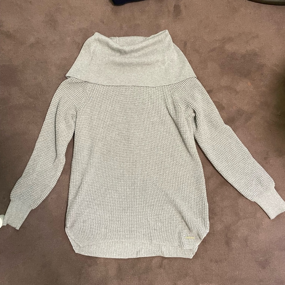 MICHAEL Michael Kors Light Gray Cowl Neck Sweater